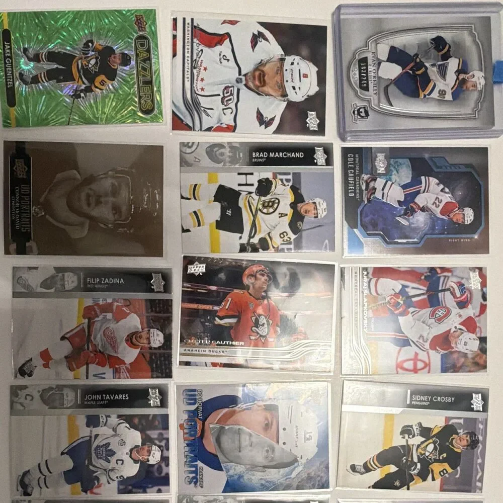 24- NHL Hockey Lot Inserts & Rookies , numbered.  Send best offer